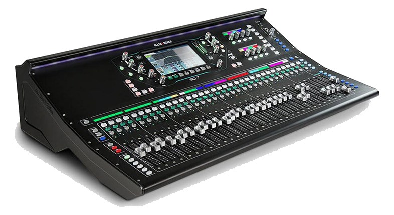 Allen & Heath SQ-7 Digital Mixer — three-quarter view of the control surface