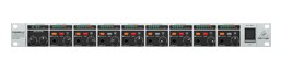 Behringer Powerplay HA8000 — 1U front panel with eight headphone channels