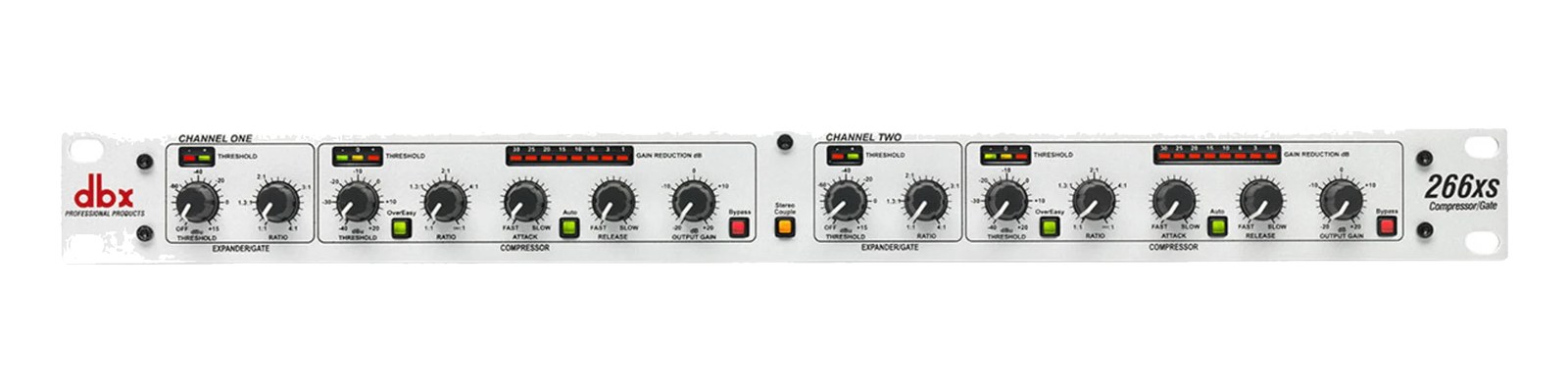 dbx 266xs Compressor/Gate — front panel