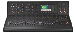 Midas M32 Live — front render of the 32-fader console with color display