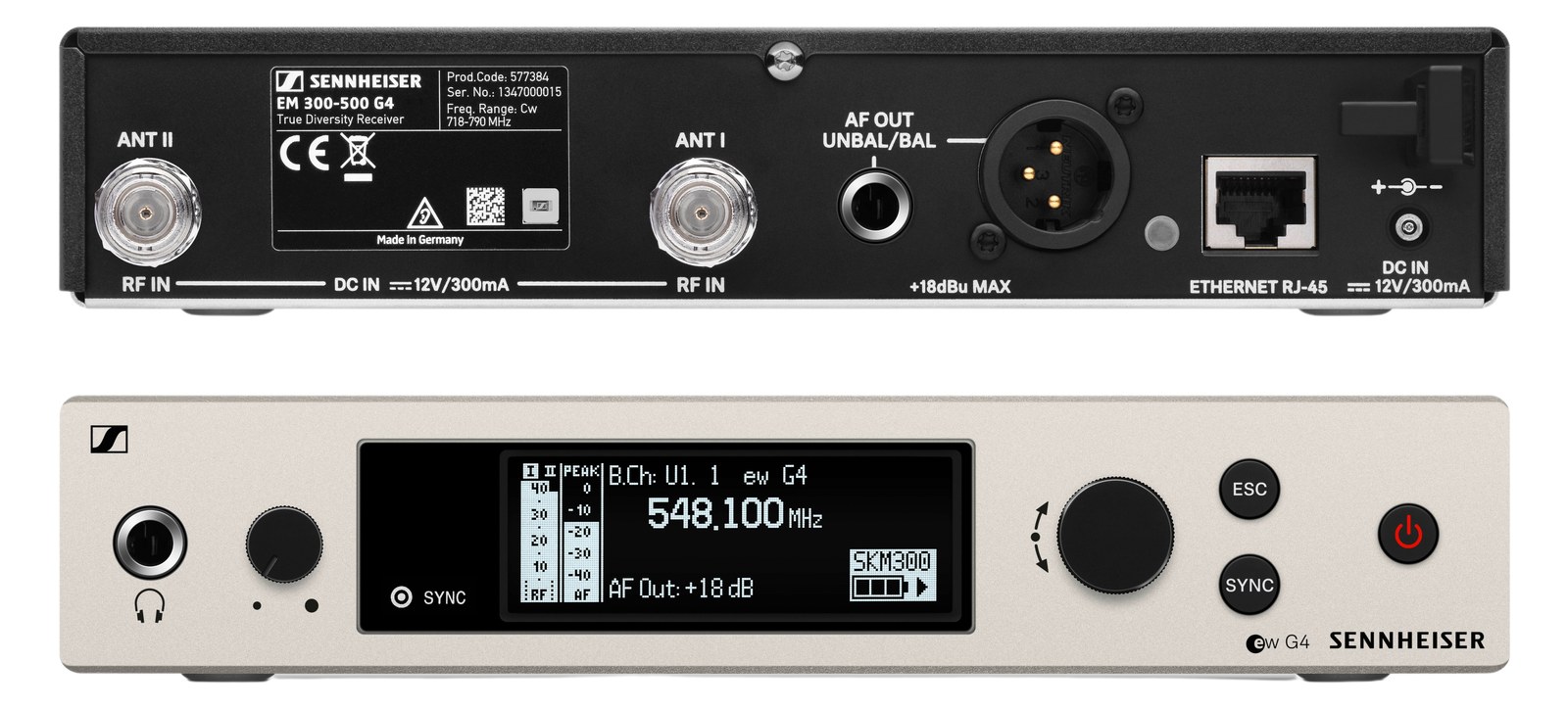Sennheiser EM 500 G4 Wireless Mic Receiver