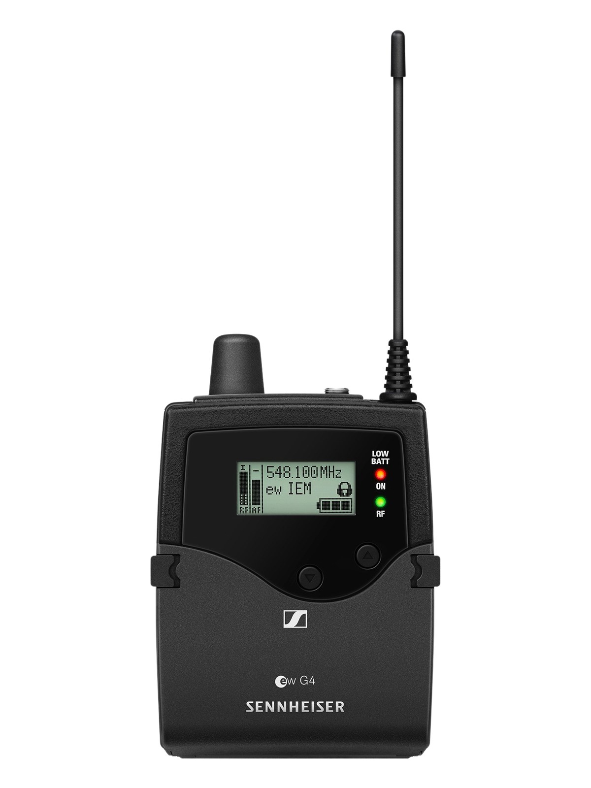 Sennheiser EW IEM G4 Bodypack — bodypack receiver front