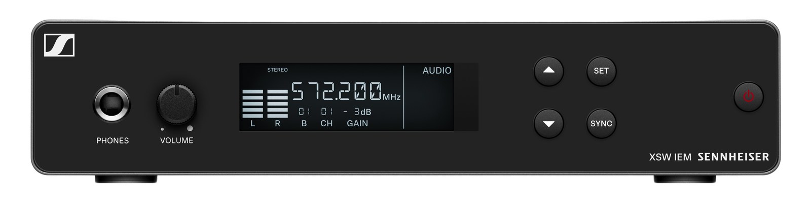 Sennheiser XSW IEM SR — front panel