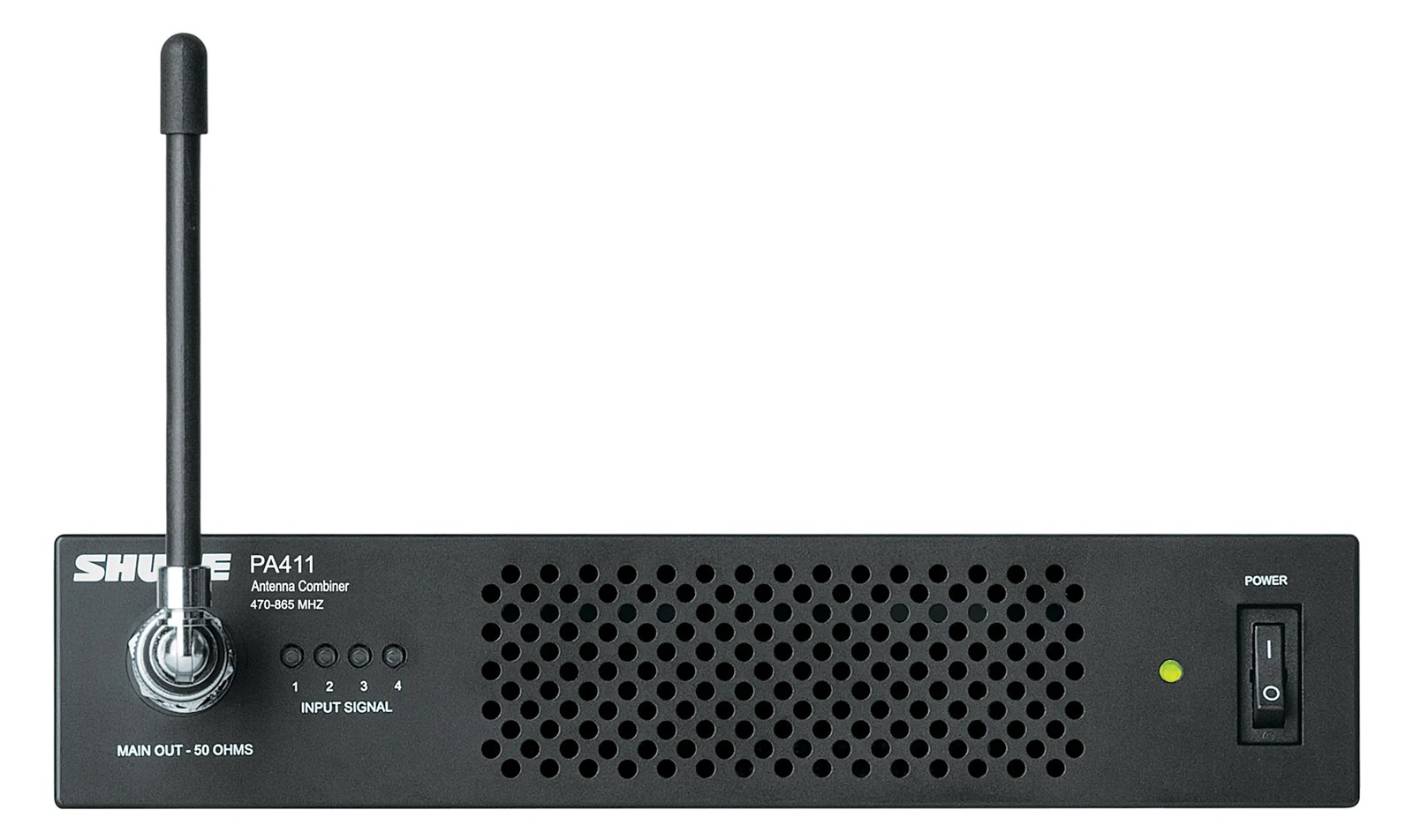 Shure PA411 Antenna Combiner — front panel