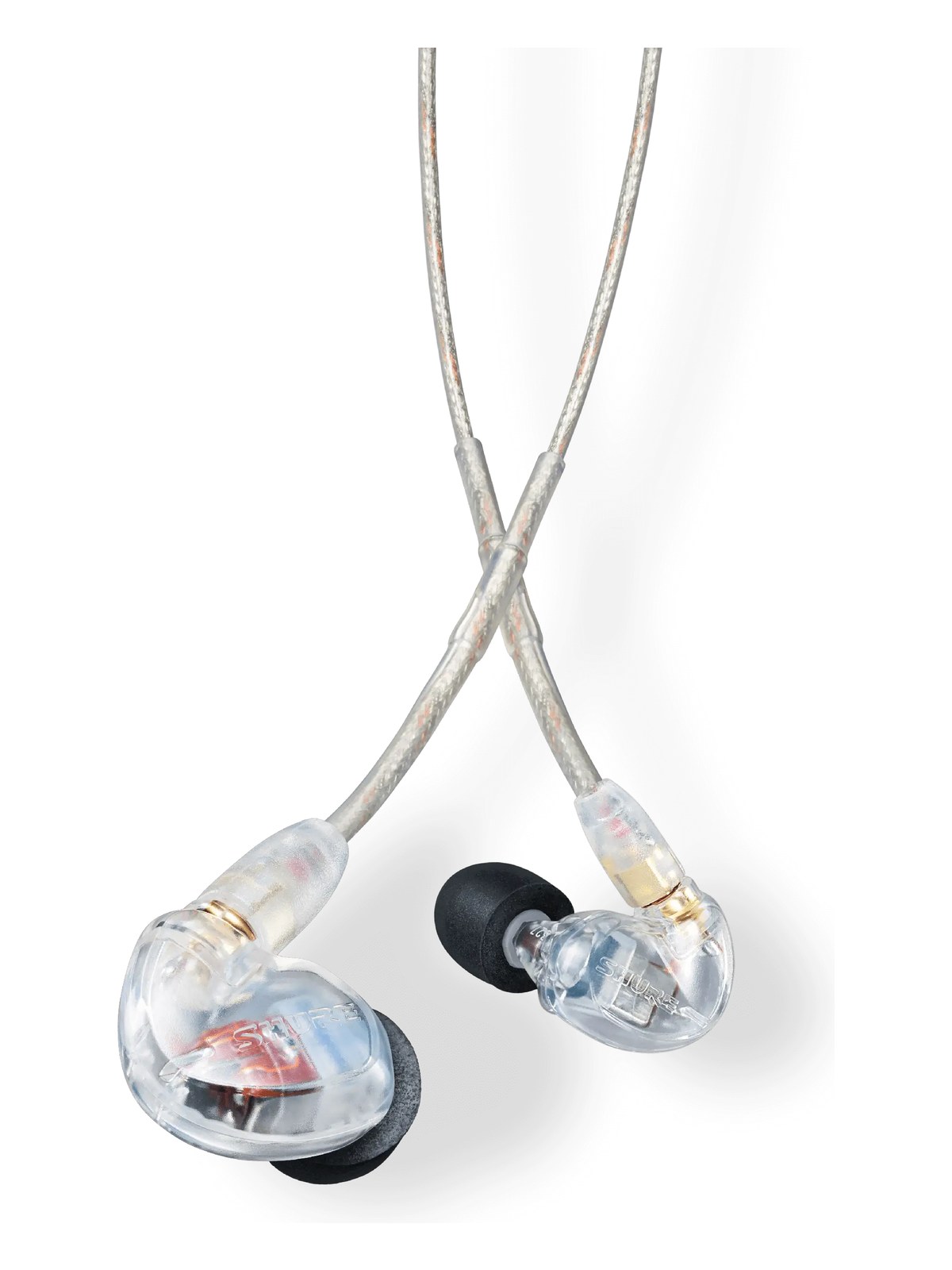 Shure SE425 IEM Earphones — clear finish pair