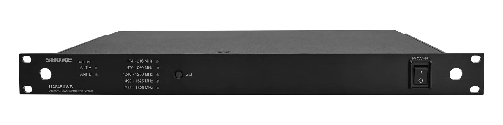 Shure UA845UWB Antenna Distro — front panel