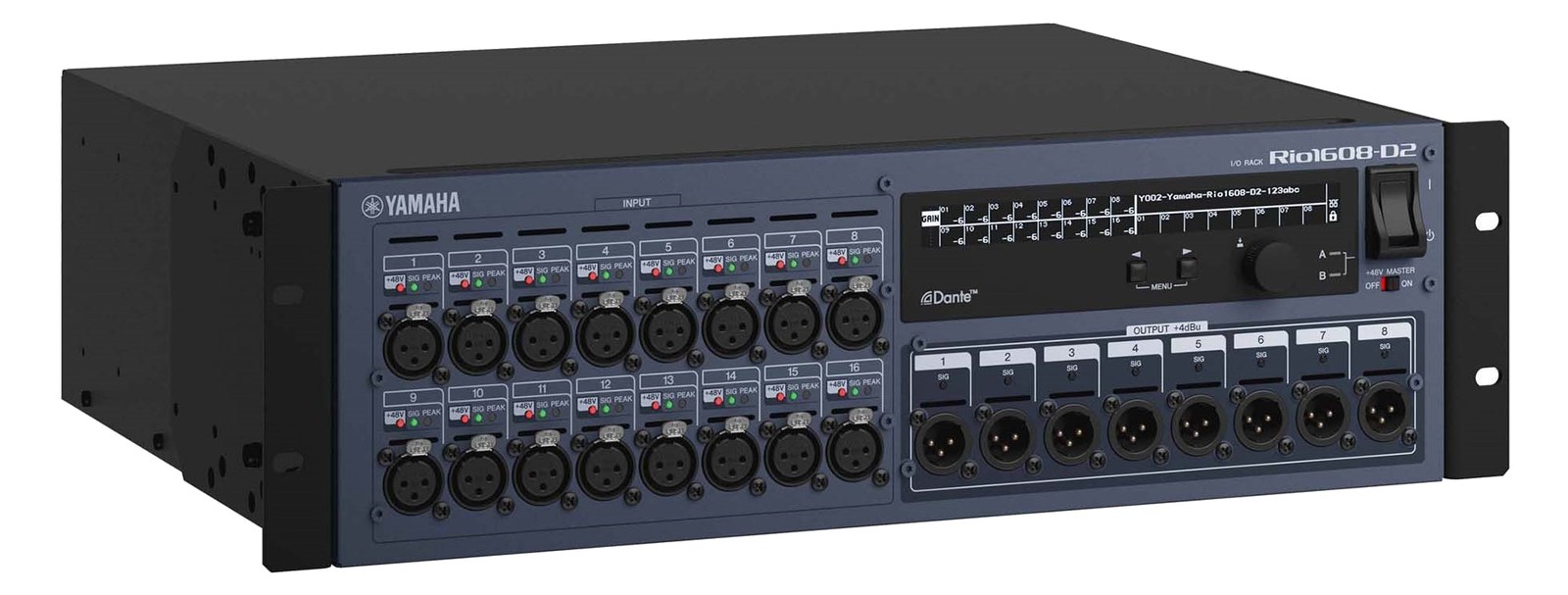 Yamaha Rio1608-D2 Dante Stage Box