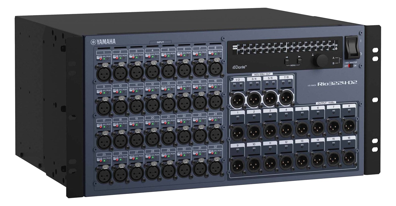 Yamaha Rio3224-D2 Dante Stage Box